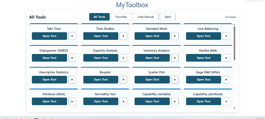 Authentic MyGemba Interface · Operational Improvement Workspace